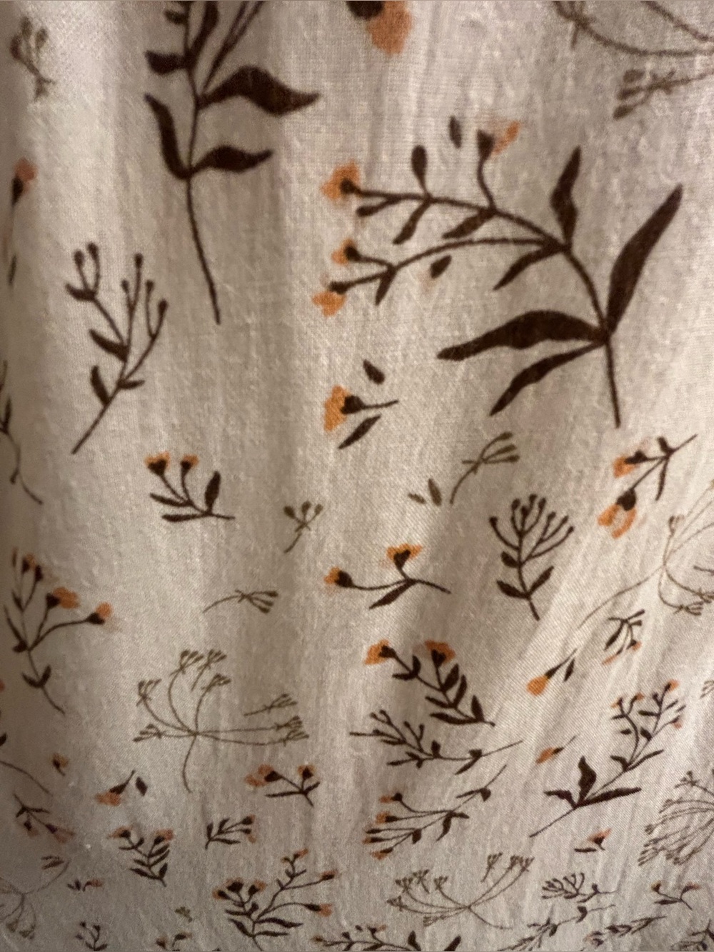 SAINT HELENA Cream Floral Dress with Spaghetti Straps - Picture 7 of 9